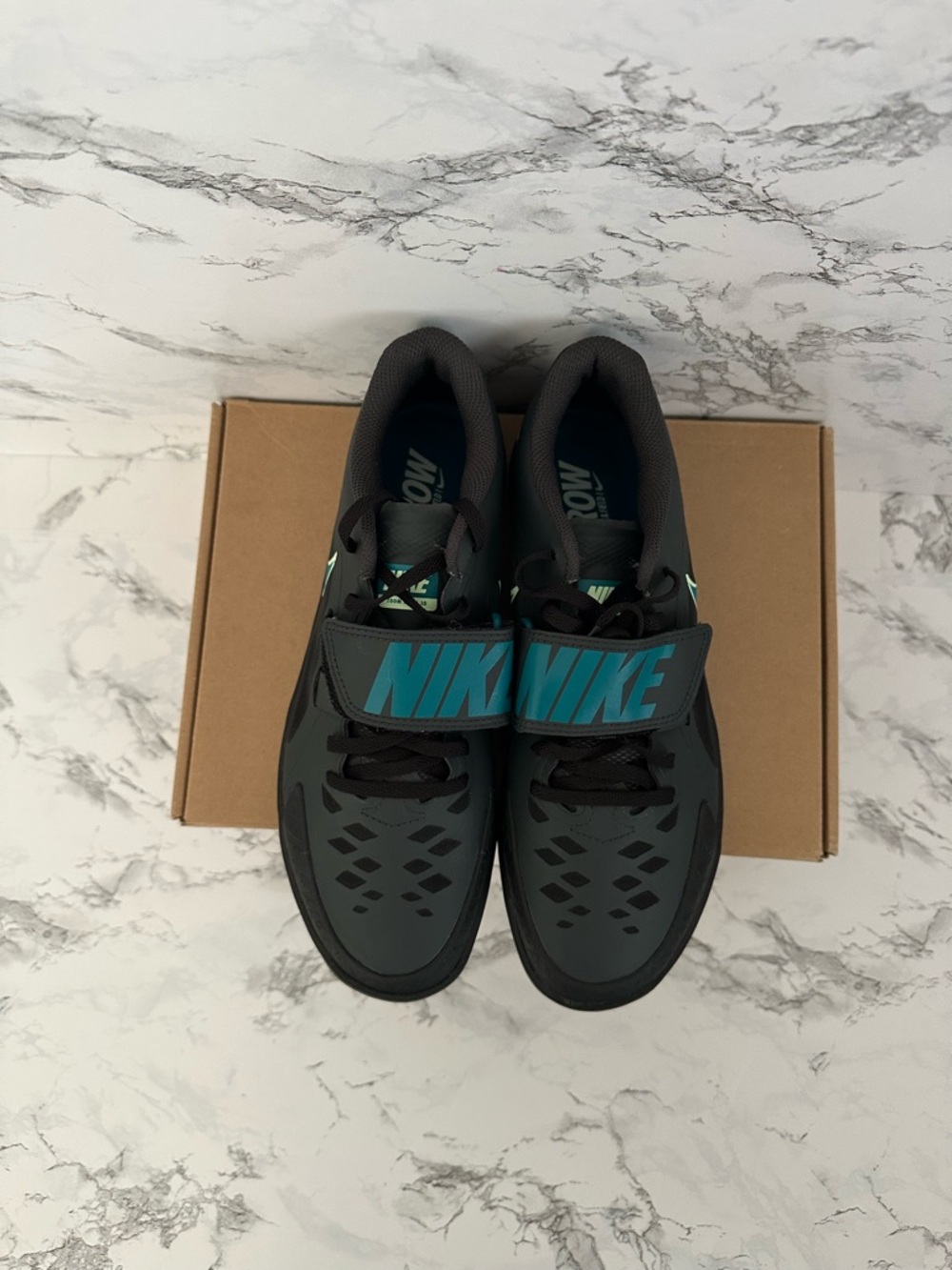 Nike Zoom Rival SD 2 Black Algae Rotational Throwing Track Shoes FZ9665 - Picture 4 of 9